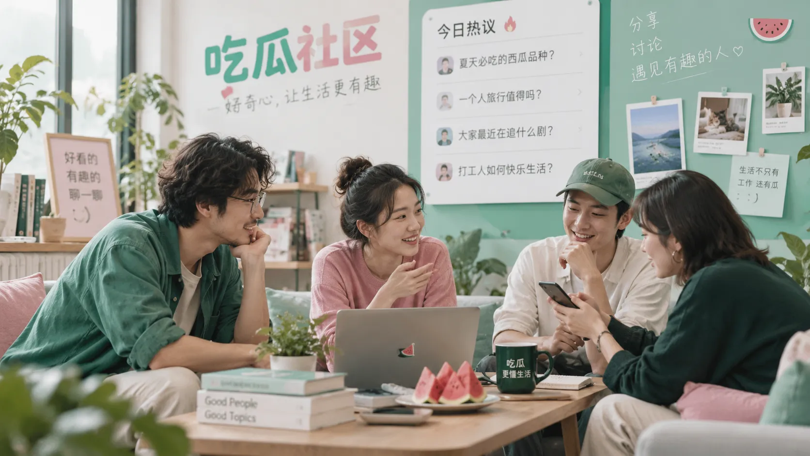 吃瓜社区：让观点与来源一起出现配图